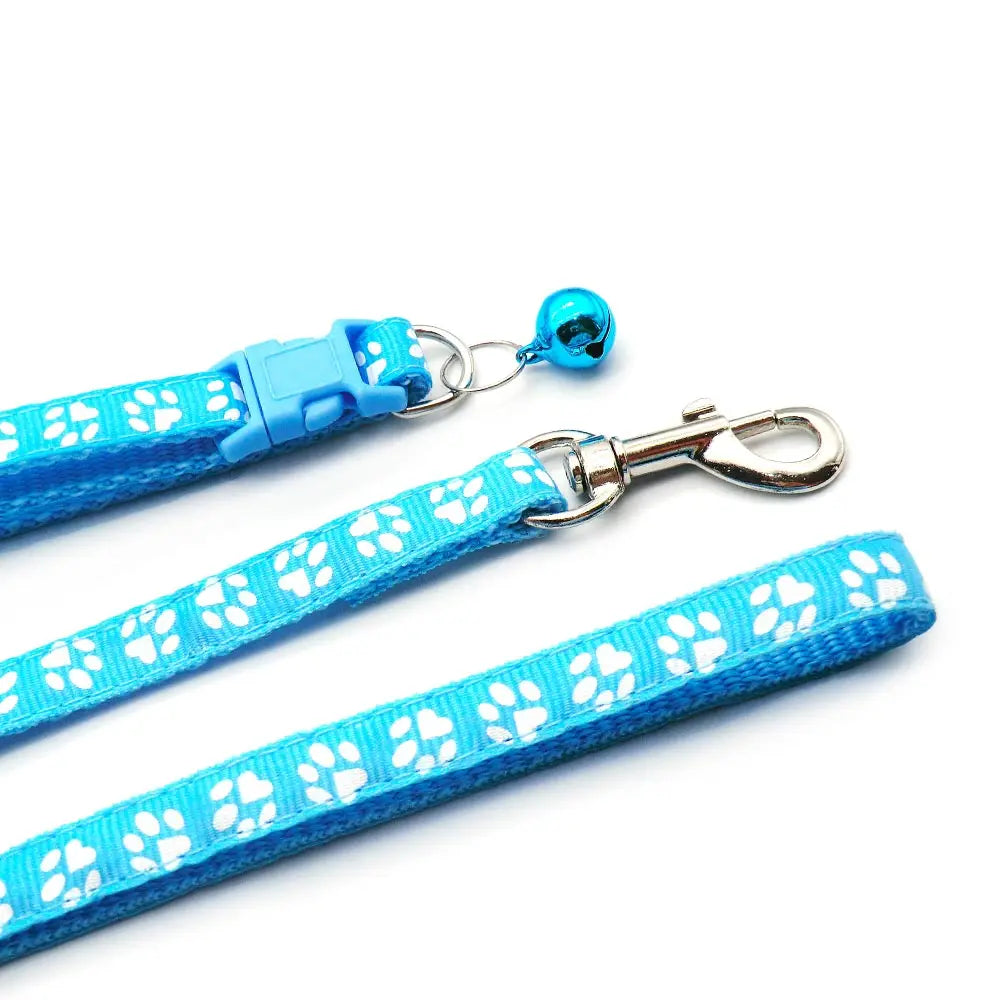 24Sets Dog Cat Leash Adjustable Leashes Collar Puppy Outdoor Walking Personalized Terier Schnauzer Outdoor Traction Rope General
