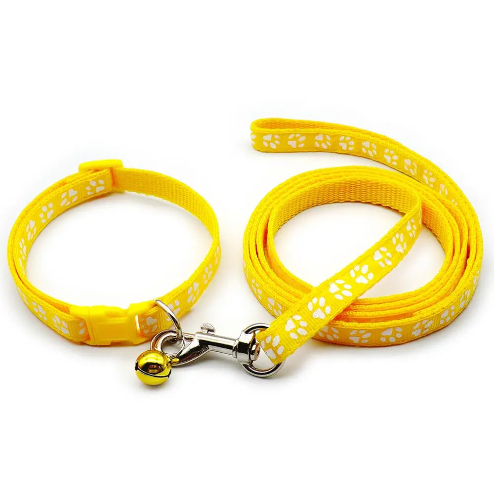 24Sets Dog Cat Leash Adjustable Leashes Collar Puppy Outdoor Walking Personalized Terier Schnauzer Outdoor Traction Rope General