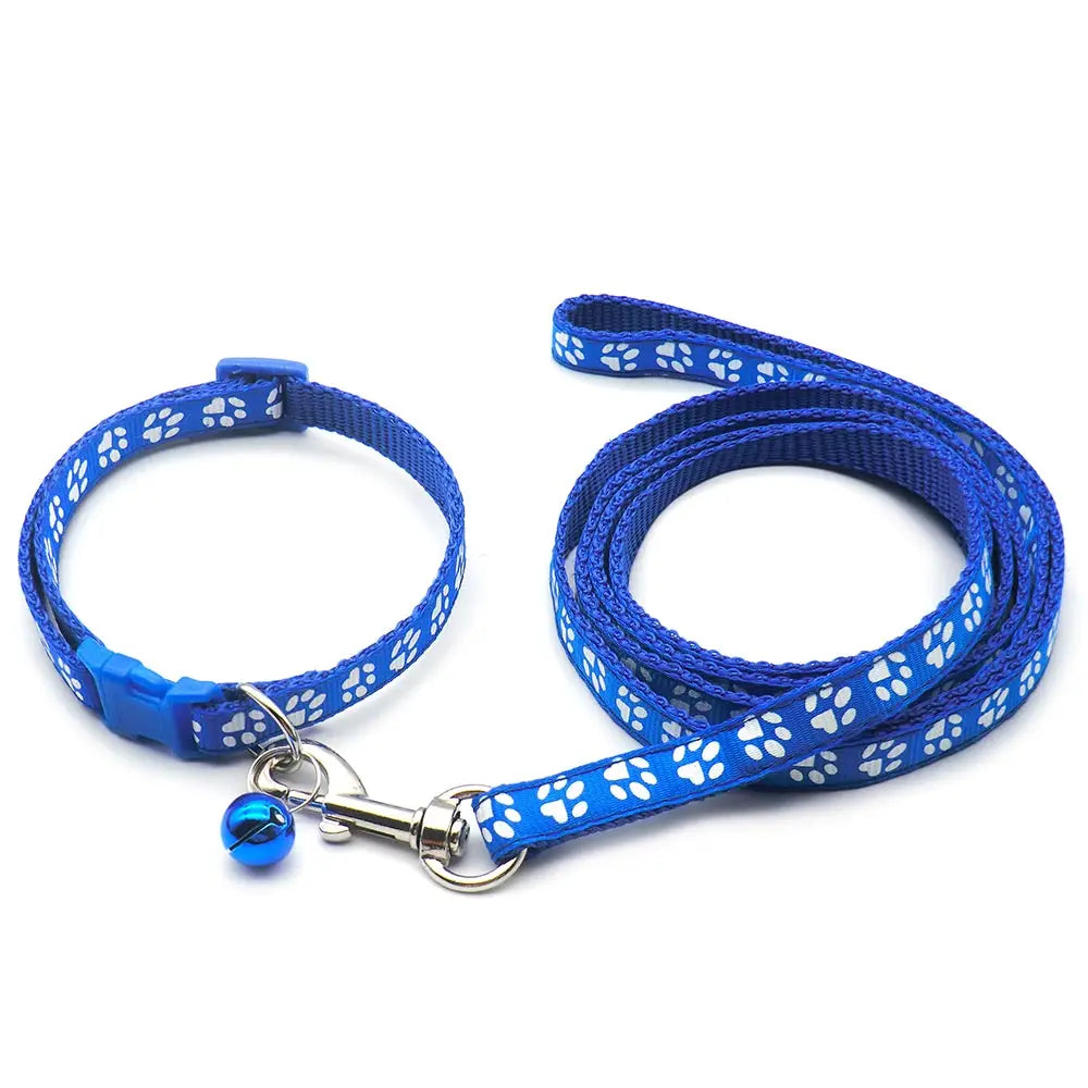 24Sets Dog Cat Leash Adjustable Leashes Collar Puppy Outdoor Walking Personalized Terier Schnauzer Outdoor Traction Rope General