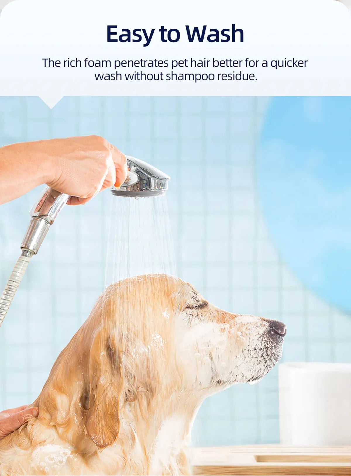 Cat Automatic Foam Soap Dispenser Cordless Pet Bath Cleaning Electric Dog Shampoo Foam Machine Pet Sprayer Supplies
