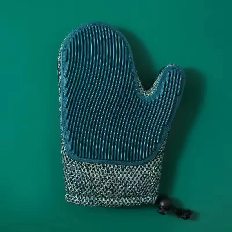 2 in 1 Pet Glove Pet Fur Remover Gloves Cat Grooming Glove Brush for Shedding Massage Efficient Pet Hair Remover Mitt