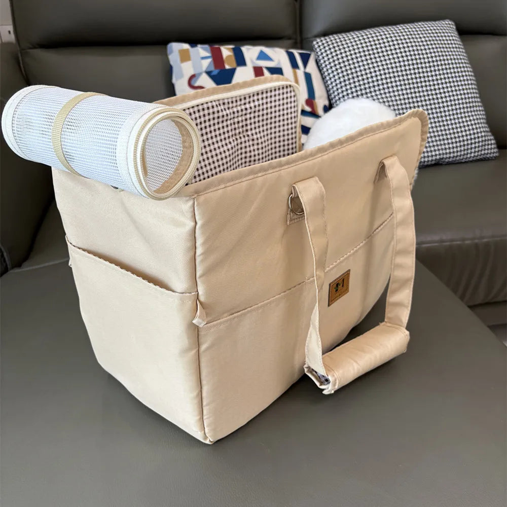 Dog Car Seat Dog Booster Car Seat Cat Carrier Bag Cat Bed for Small Dogs Cats Pet Car Seat with Pad and Straps for Dogs Cats