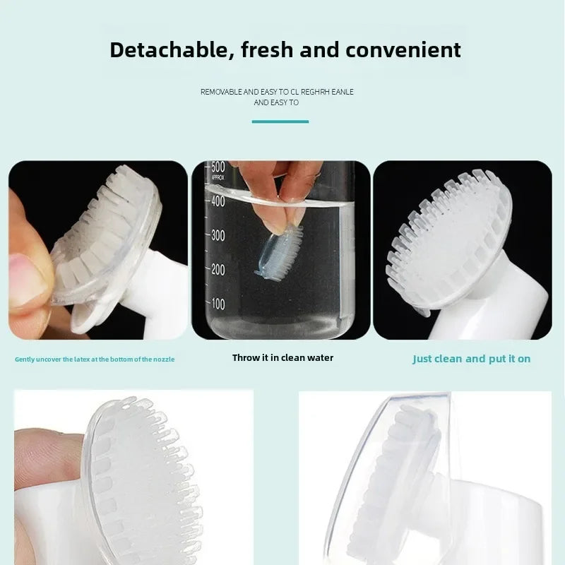 150ML Dog Paw Washing Foam Rinse-free Deep Cleaner Foam Cat Paw Foot Care Silicone Brush Universal Cleaning Dogs Cats Grooming
