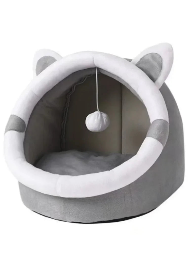 Cat Nest House for Cats Cave Cat Bed Kennel Cats Four Seasons Universal Semi-Closed Cute and Comfortable Cat Nest Kittens Cave