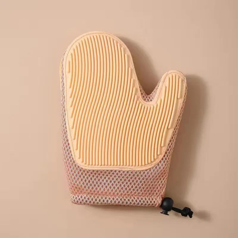 2 in 1 Pet Glove Pet Fur Remover Gloves Cat Grooming Glove Brush for Shedding Massage Efficient Pet Hair Remover Mitt