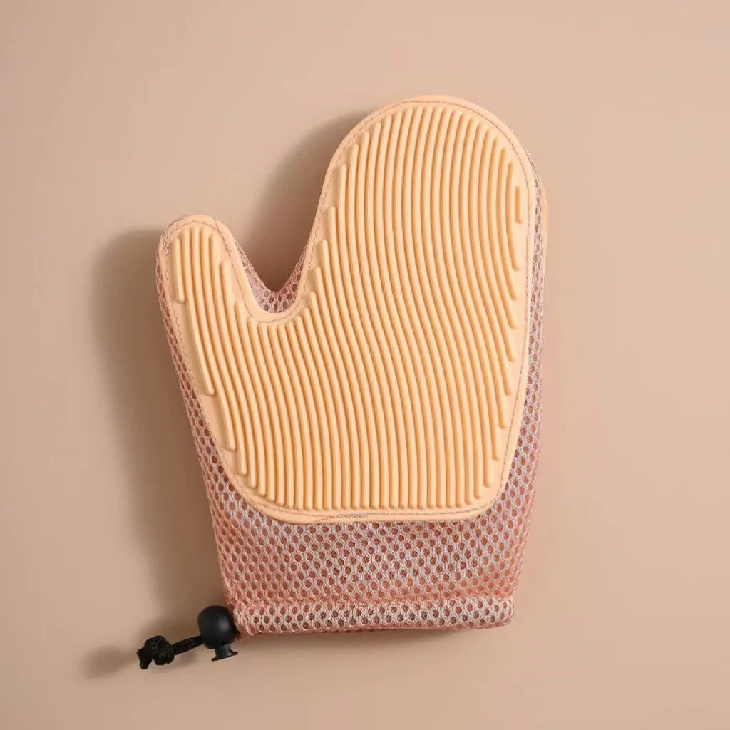 2 in 1 Pet Glove Pet Fur Remover Gloves Cat Grooming Glove Brush for Shedding Massage Efficient Pet Hair Remover Mitt