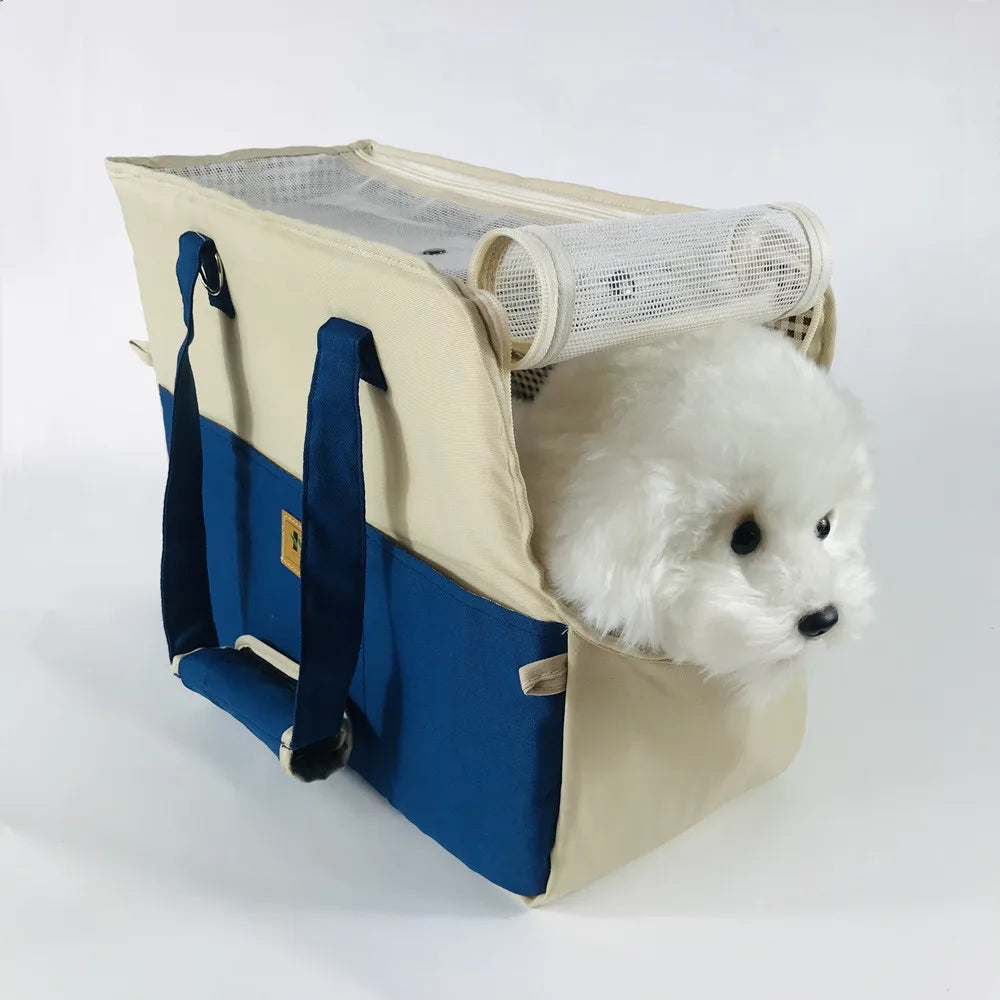 Dog Car Seat Dog Booster Car Seat Cat Carrier Bag Cat Bed for Small Dogs Cats Pet Car Seat with Pad and Straps for Dogs Cats