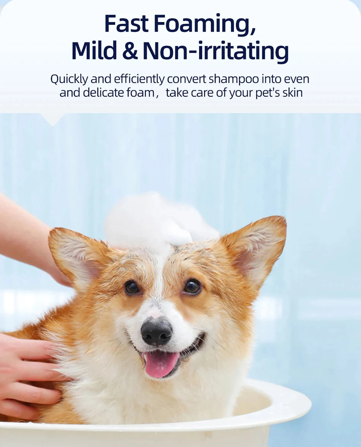 Cat Automatic Foam Soap Dispenser Cordless Pet Bath Cleaning Electric Dog Shampoo Foam Machine Pet Sprayer Supplies