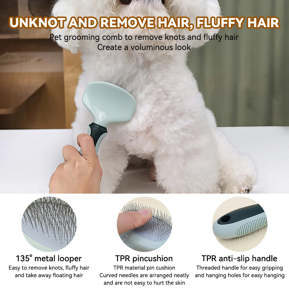 8 in 1 Complete Professional Dog Grooming Set Dog Paw Care Nail Clippers and Trimmers, Stainless Steel Depilatory Comb