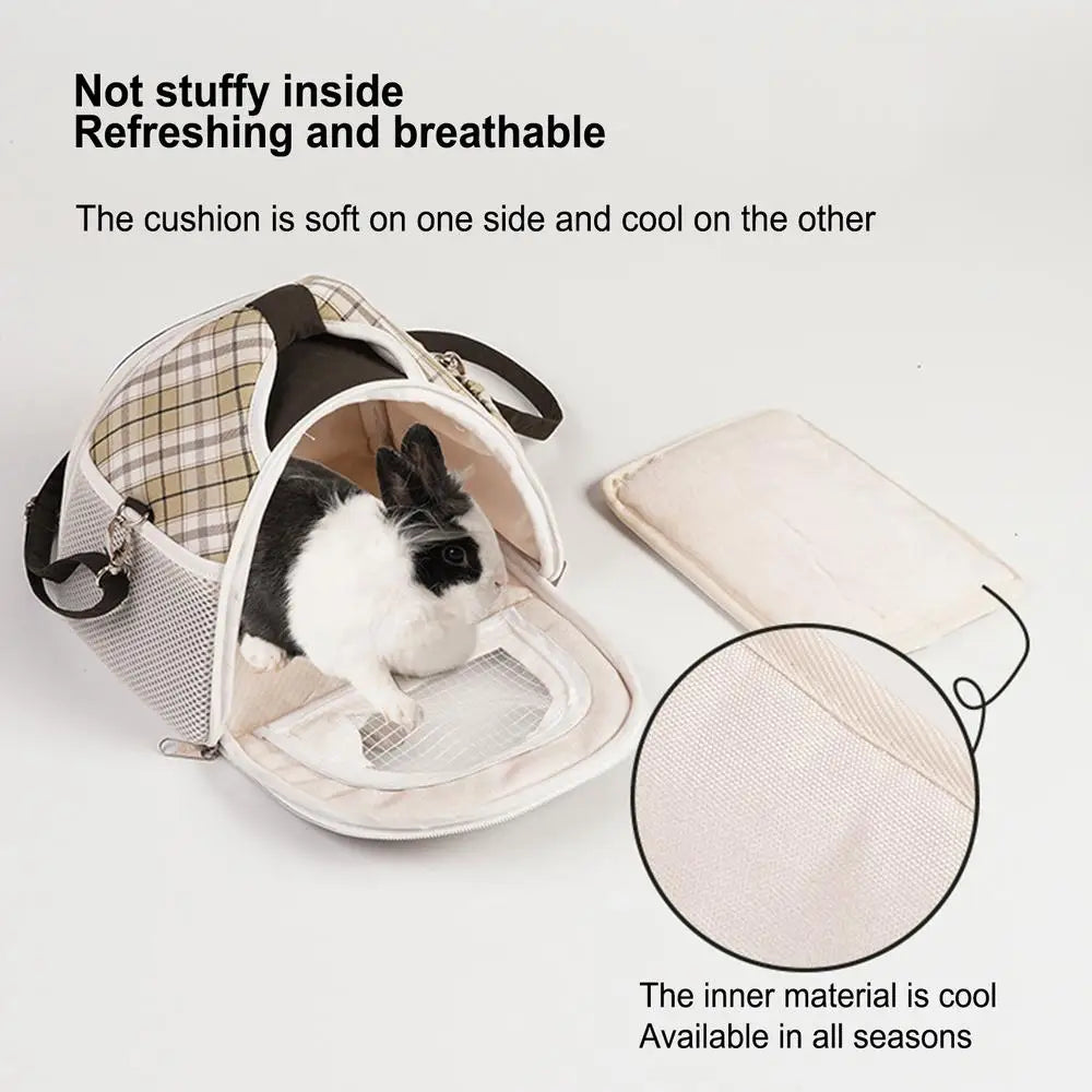 Small Pet Carrier Bag Hamster Travel Bag bunny Chinchilla Guinea Pig Breathable Carry Cage Warm Soft Pouch Hamster Supplies