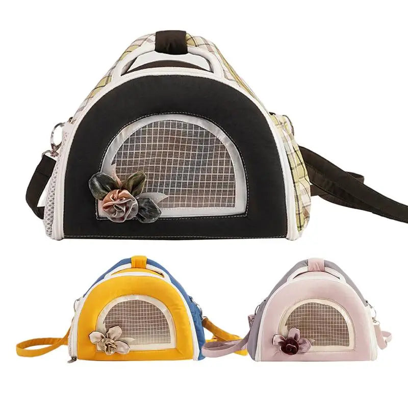 Small Pet Carrier Bag Hamster Travel Bag bunny Chinchilla Guinea Pig Breathable Carry Cage Warm Soft Pouch Hamster Supplies