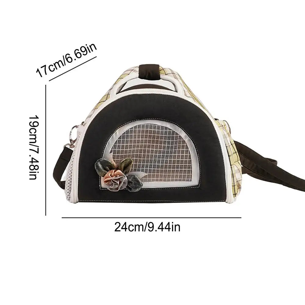 Small Pet Carrier Bag Hamster Travel Bag bunny Chinchilla Guinea Pig Breathable Carry Cage Warm Soft Pouch Hamster Supplies